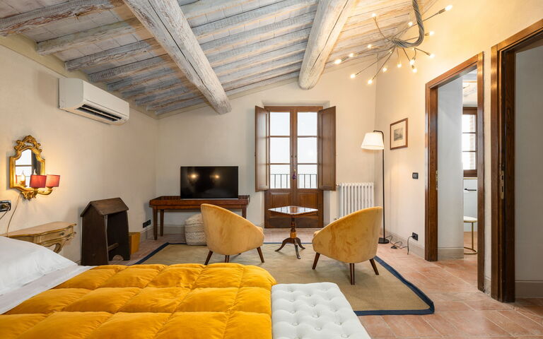 Villa San Michele: chambre à coucher
