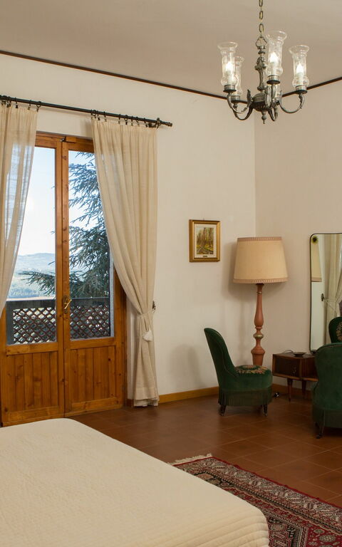 Villa Treppiè: chambre à coucher
