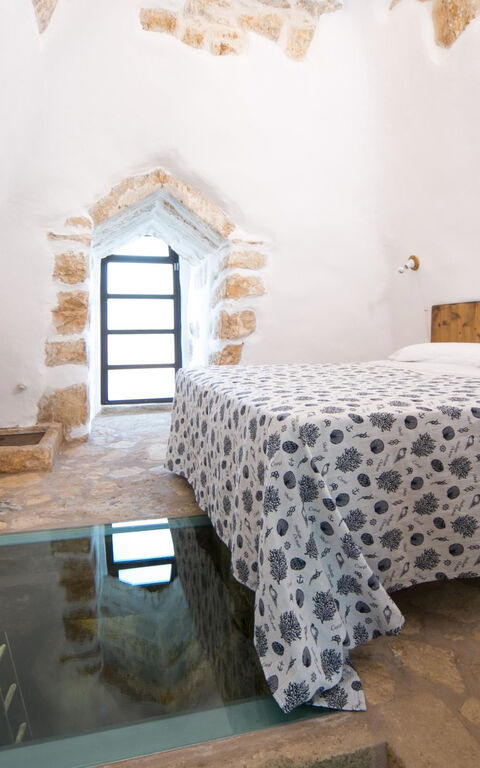 Trullo Torre Suda: chambre à coucher