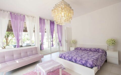 Logement Cotriero Crystal: chambre à coucher