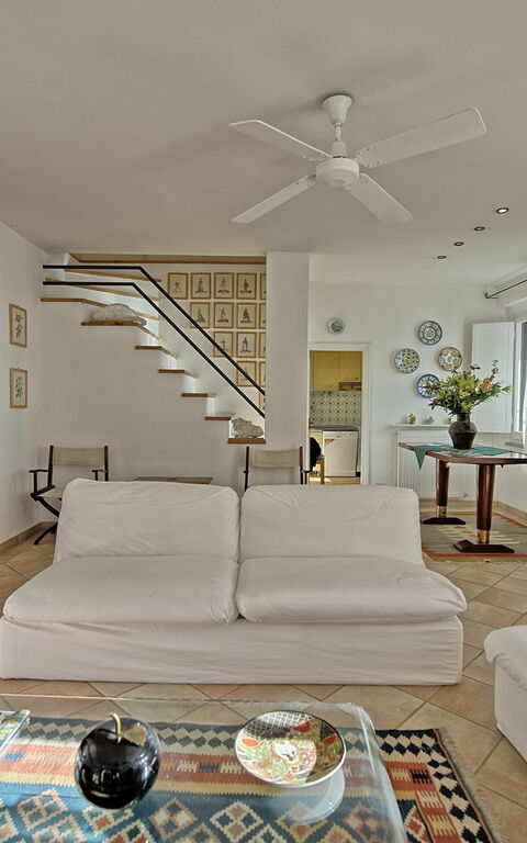 Vista Mare: Salle à manger, Salon