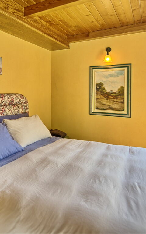 Villa Poggiospinoso: chambre à coucher