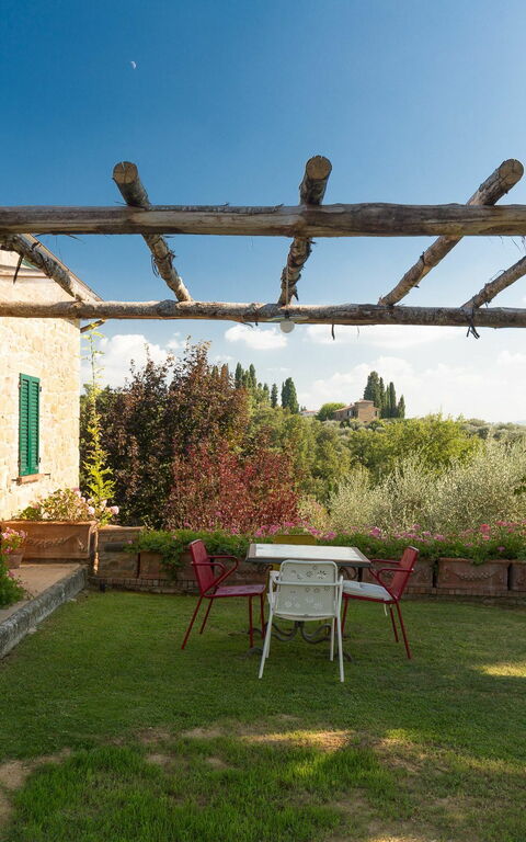 Villa Poggiospinoso: Jardin