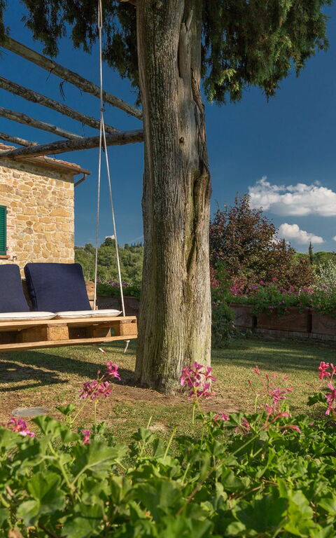 Villa Poggiospinoso: Jardin