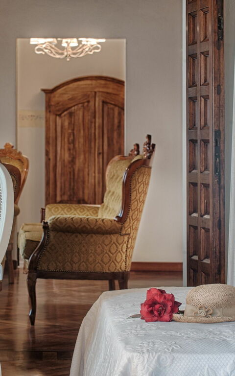 Tenuta Cambiano: chambre à coucher