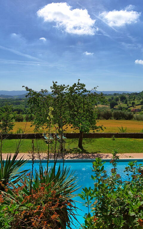 Villa Sarteano: bassin