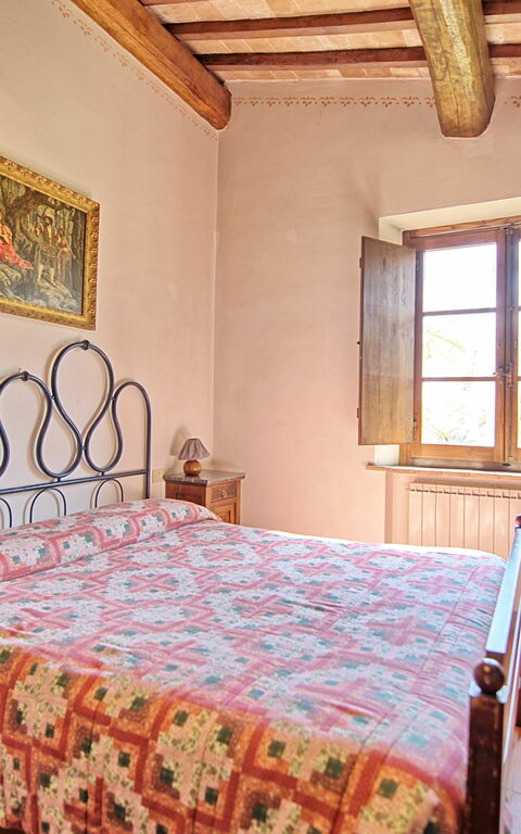 Villa Sarteano: chambre à coucher