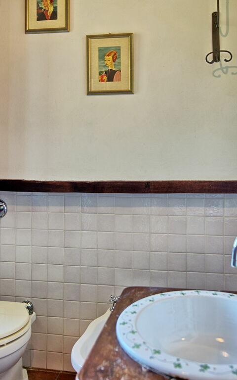 Villa Sarteano: Salle de bain