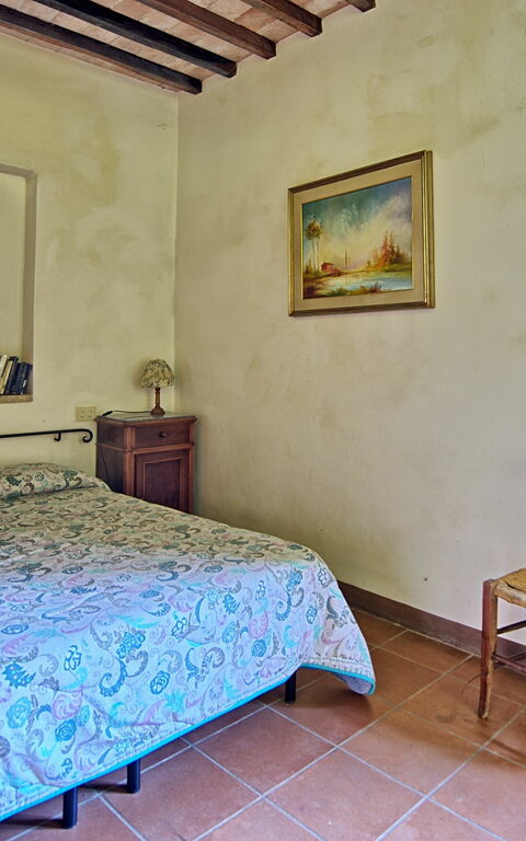 Villa Sarteano: chambre à coucher