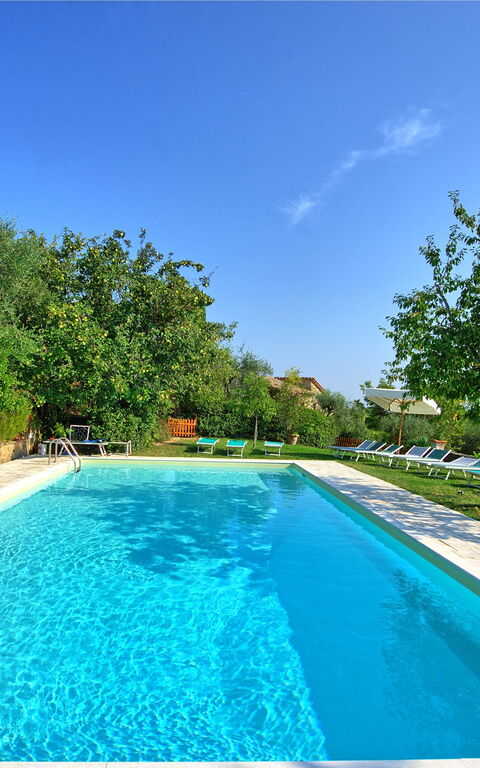 Villa Sarteano: bassin