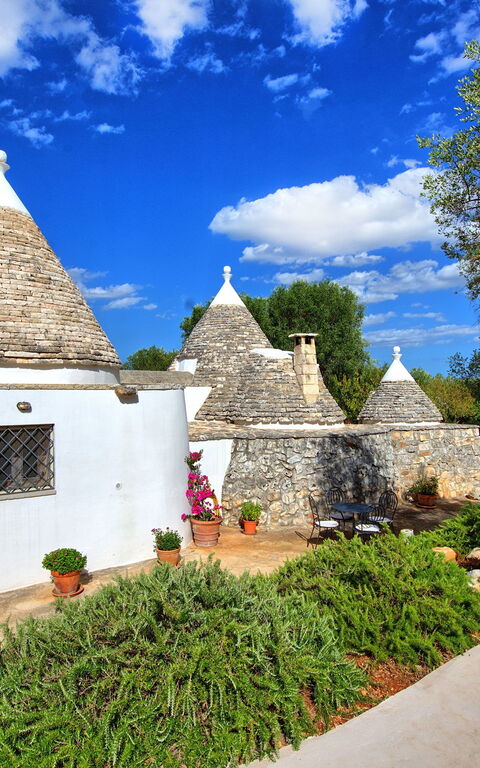 Trullo Pascarosa: Jardin