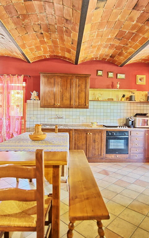 Villa Mario: Cuisine, Salle à manger