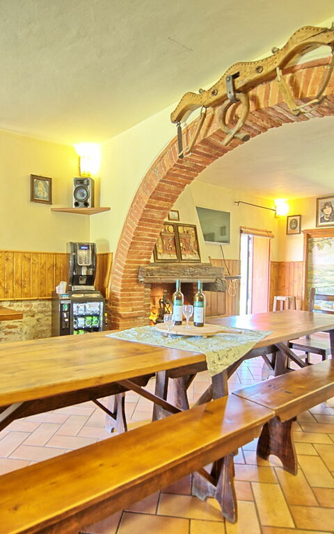 Villa Mario: Salle à manger, Salon