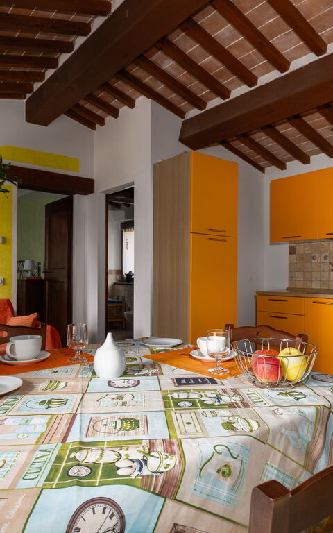 Casale Tiziano: Cuisine, Salle à manger