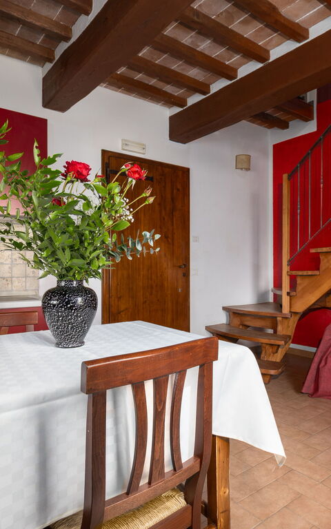 Casale Tiziano: Cuisine, Salle à manger
