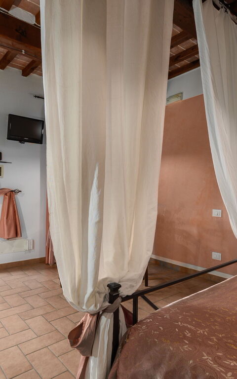 Casale Tiziano: chambre à coucher