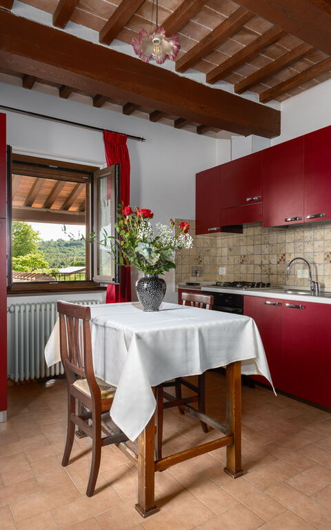 Casale Tiziano: Cuisine, Salle à manger