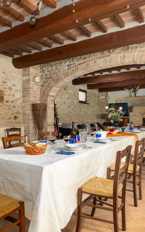 Casale Tiziano: Salle à manger