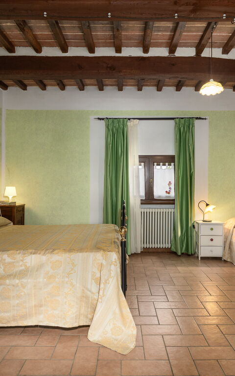 Casale Tiziano: chambre à coucher
