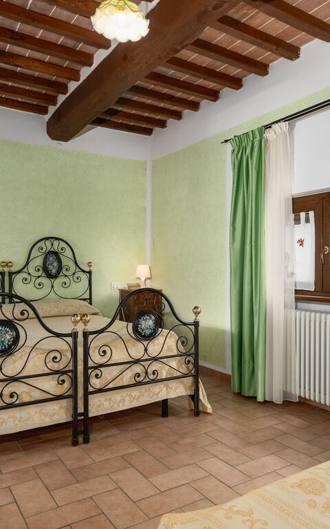 Casale Tiziano: chambre à coucher