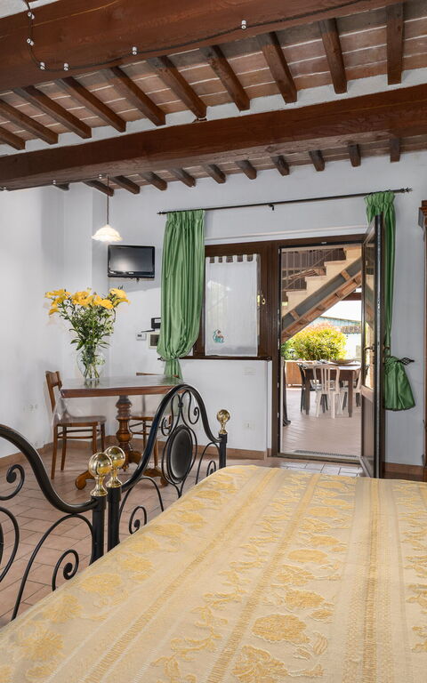 Casale Tiziano: chambre à coucher