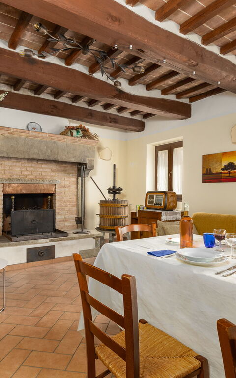 Casale Tiziano: Salle à manger