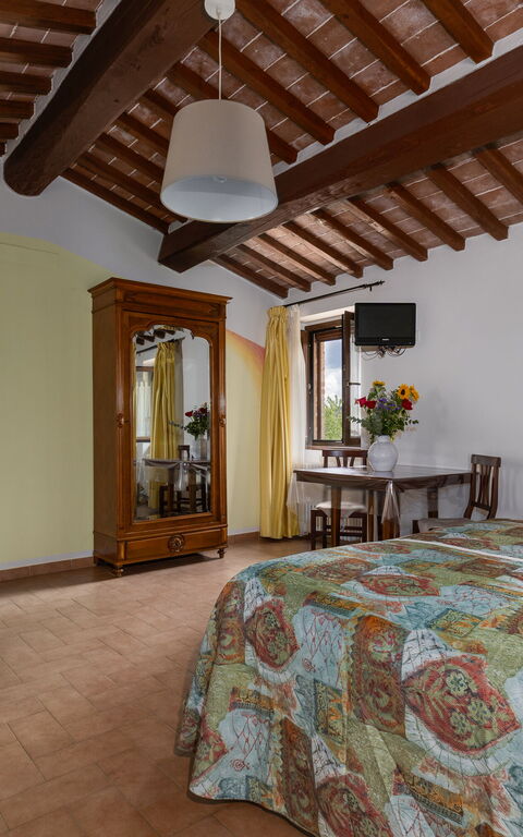 Casale Tiziano: chambre à coucher