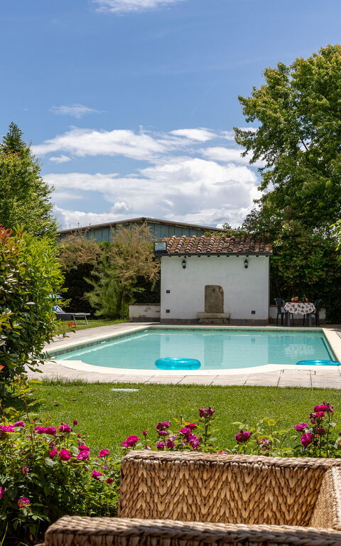 Casale Tiziano: bassin, Extérieur, Extérieurs, Jardin