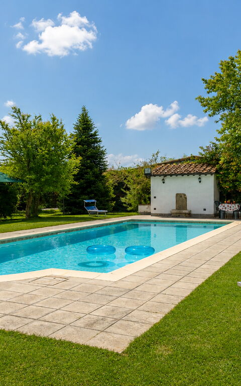 Casale Tiziano: bassin, Extérieur, Extérieurs, Jardin