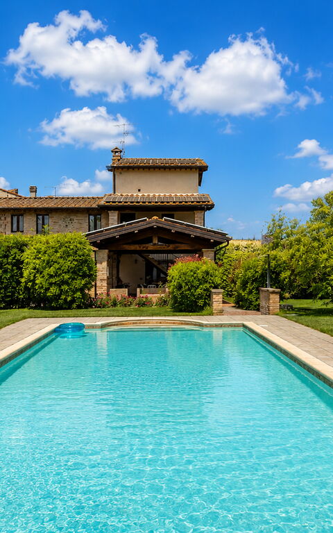 Casale Tiziano: bassin, Extérieur, Extérieurs, Jardin