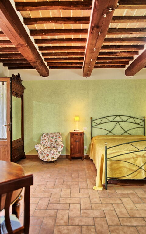 Casale Tiziano: chambre à coucher