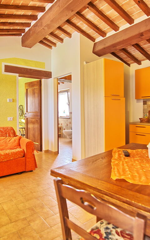 Casale Tiziano: Cuisine, Salle à manger