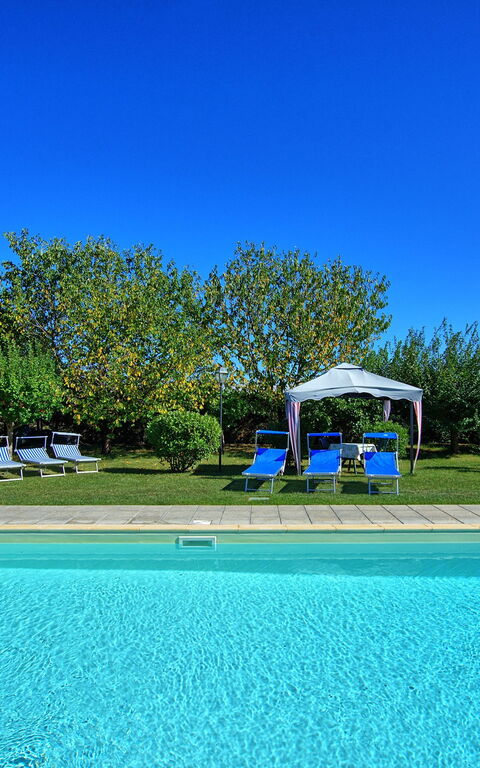 Casale Tiziano: bassin, Jardin