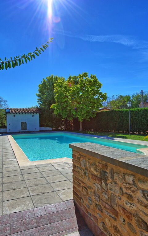 Casale Tiziano: bassin, Jardin