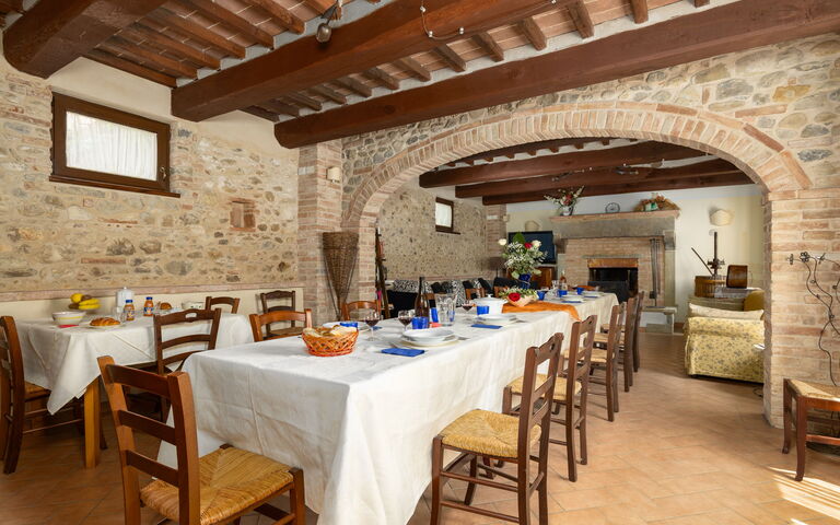 Casale Tiziano: Salle à manger