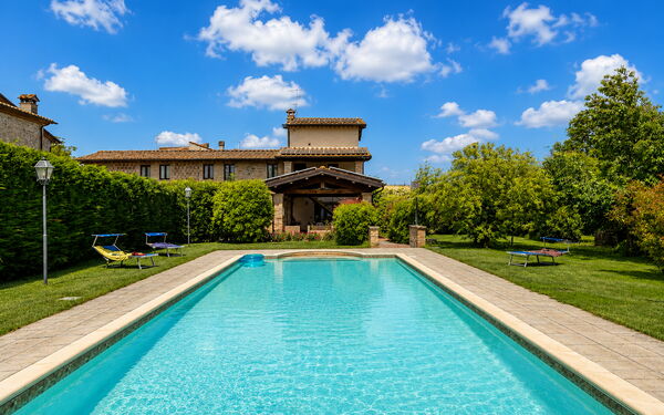 Casale Tiziano: bassin, Extérieur, Extérieurs, Jardin