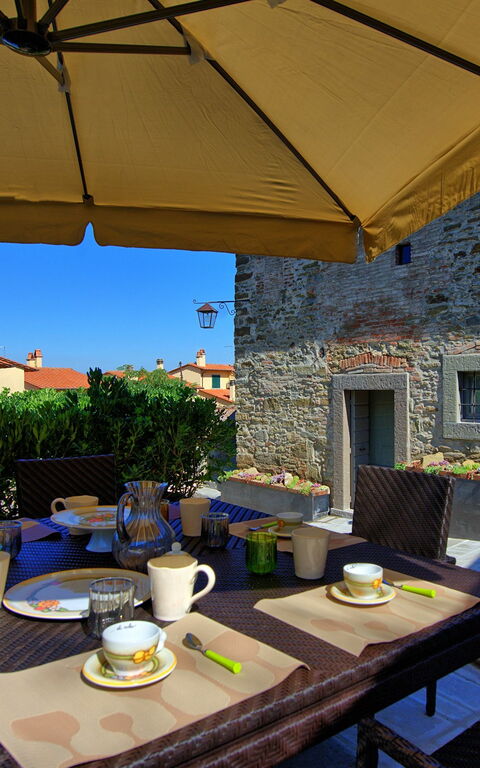 Casa La Fonte: Balcon / Terrasse / Patio, Jardin