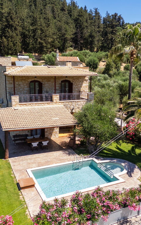 Villa Vrisses: bassin, Extérieur, Extérieurs, Jardin, Vues