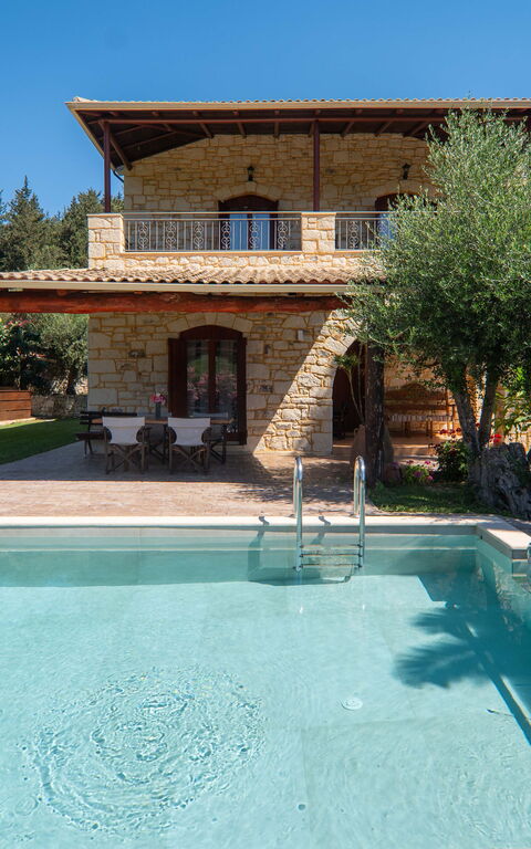 Villa Vrisses: bassin, Extérieur, Extérieurs, Jardin