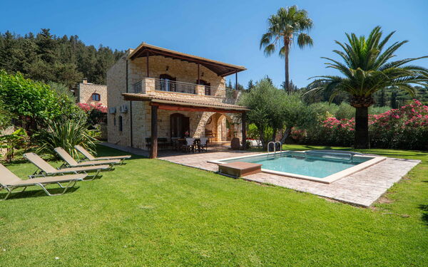 Villa Vrisses: bassin, Extérieur, Extérieurs, Jardin