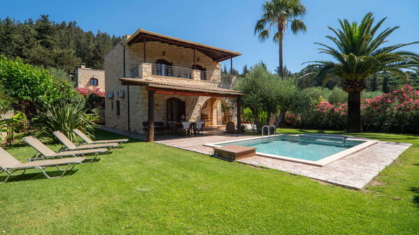 Villa Vrisses: bassin, Extérieur, Extérieurs, Jardin