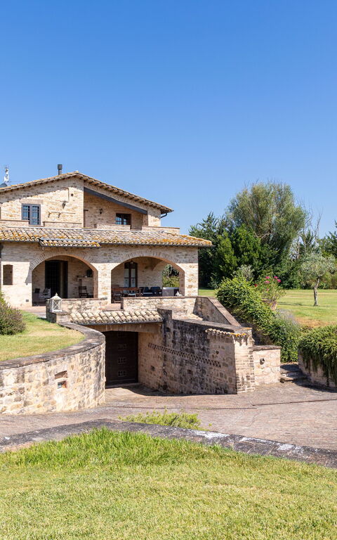 Villa Assisi: Extérieur, Extérieurs, Jardin