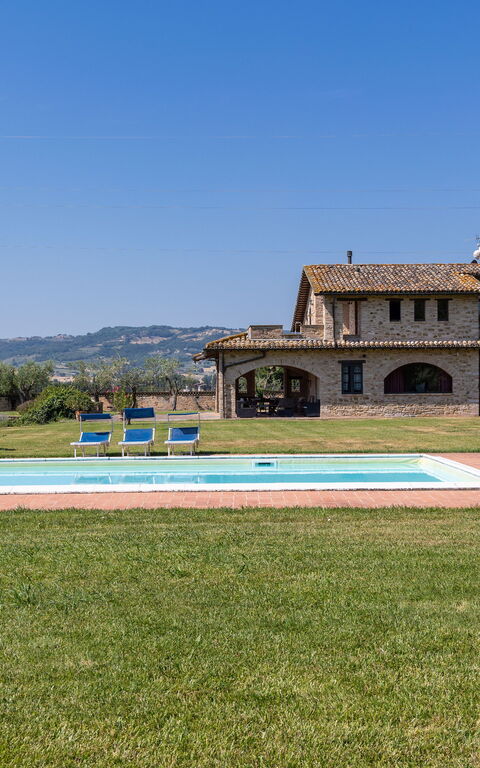 Villa Assisi: bassin, Extérieur, Extérieurs, Jardin