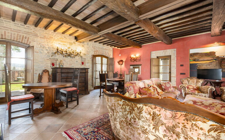 Villa Assisi: Salon