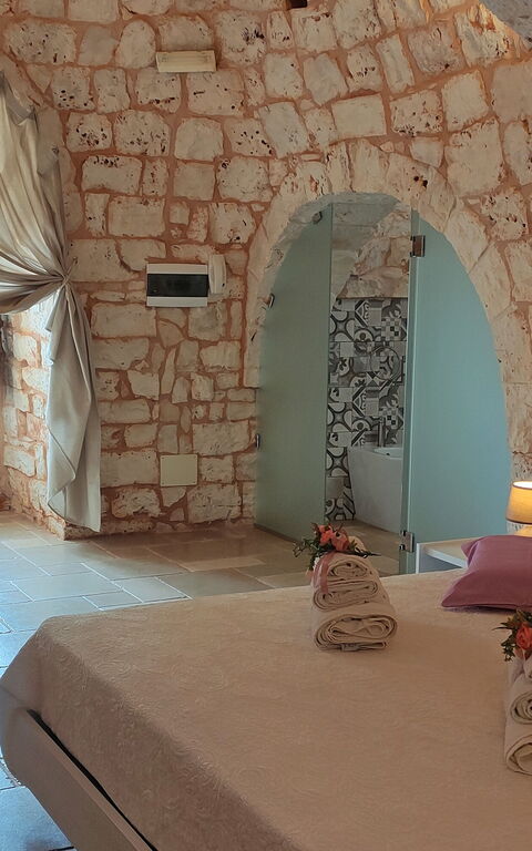 Trullo Santo Stefano: chambre à coucher