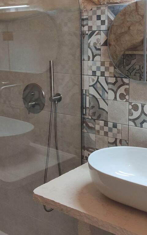 Trullo Santo Stefano: Salle de bain