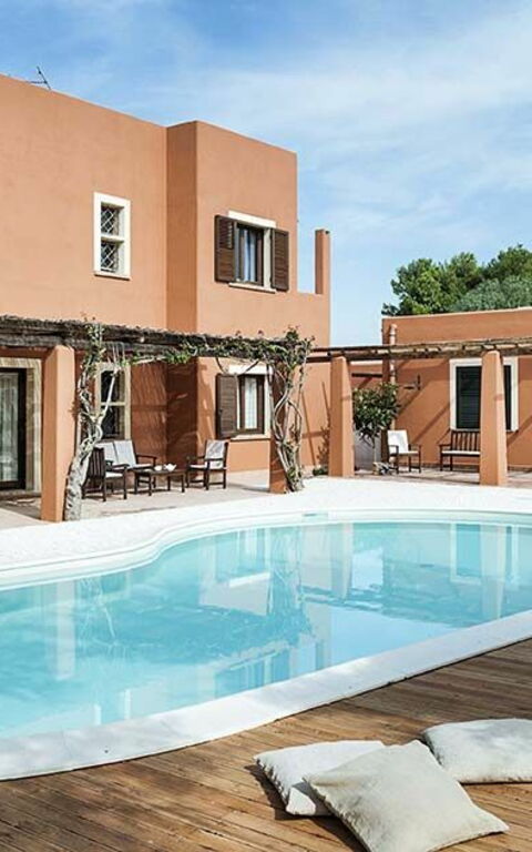 Villa Arangea: bassin, Extérieurs