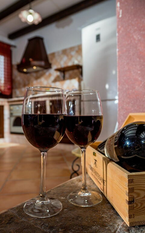 Villa Del Golfo: Cuisine, Salle à manger, Salon