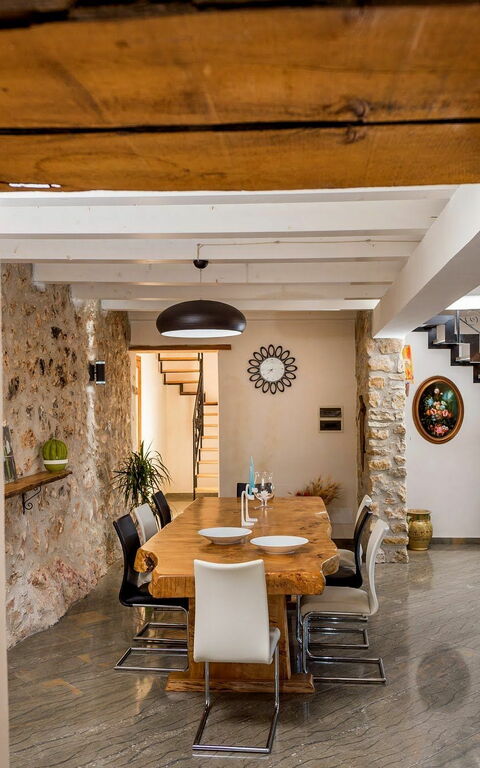 Villa Le Muse: Salle à manger, Salon