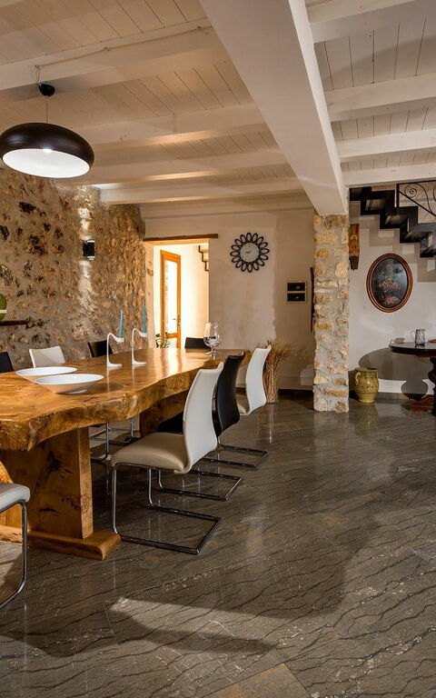 Villa Le Muse: Salle à manger, Salon